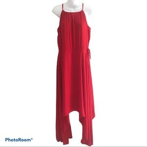 Express Red Maxi Dress Size Small Petite
